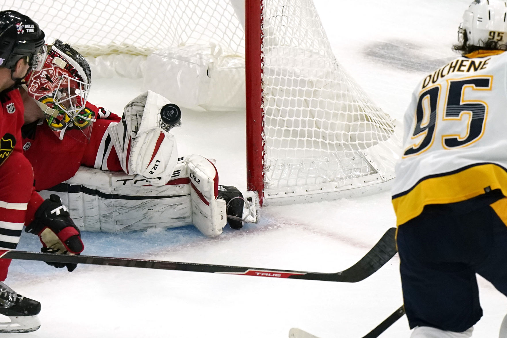 Predators Blackhawks Hockey